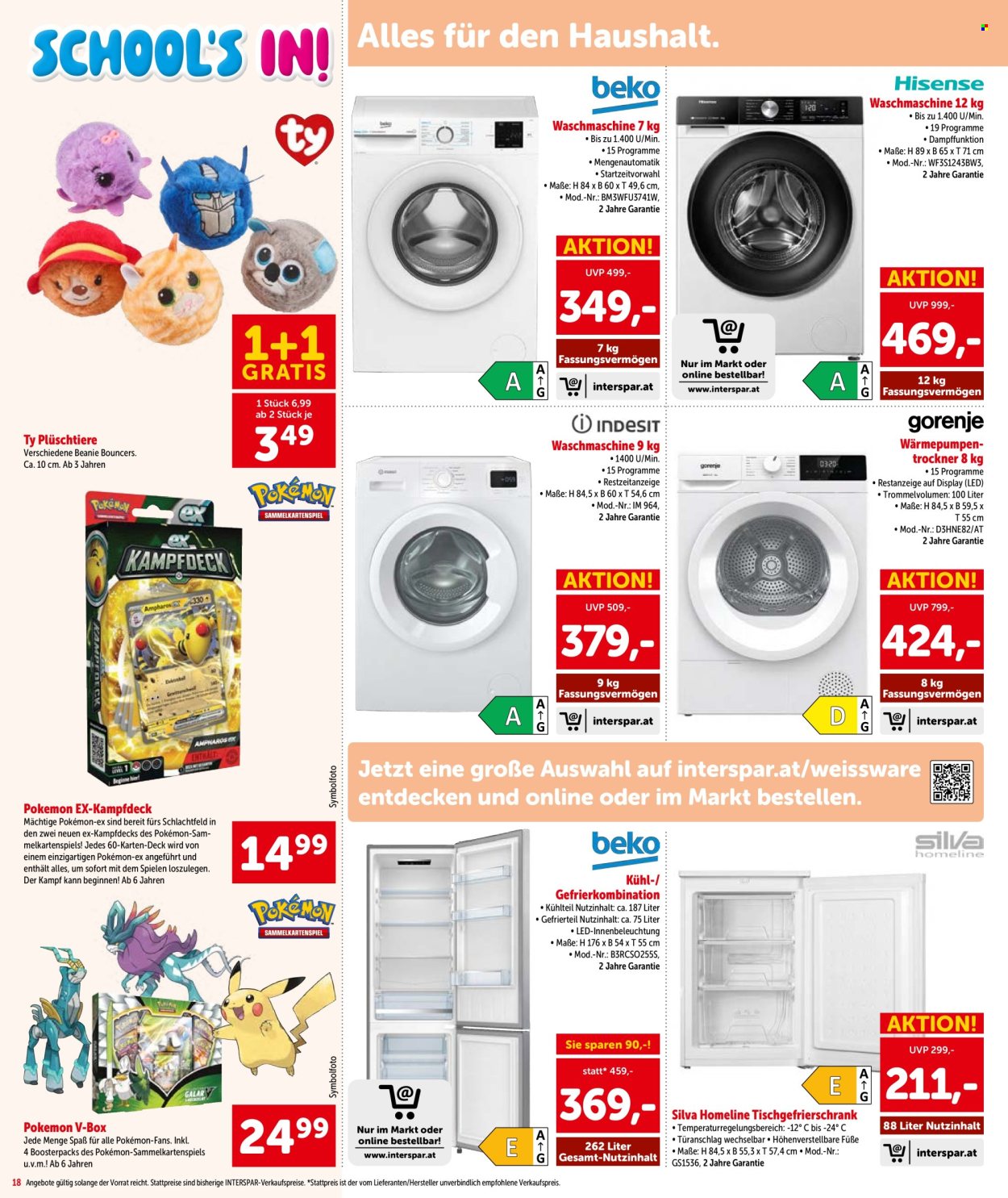 Angebote INTERSPAR - 27.8.2026 - 9.9.2026. Seite 18