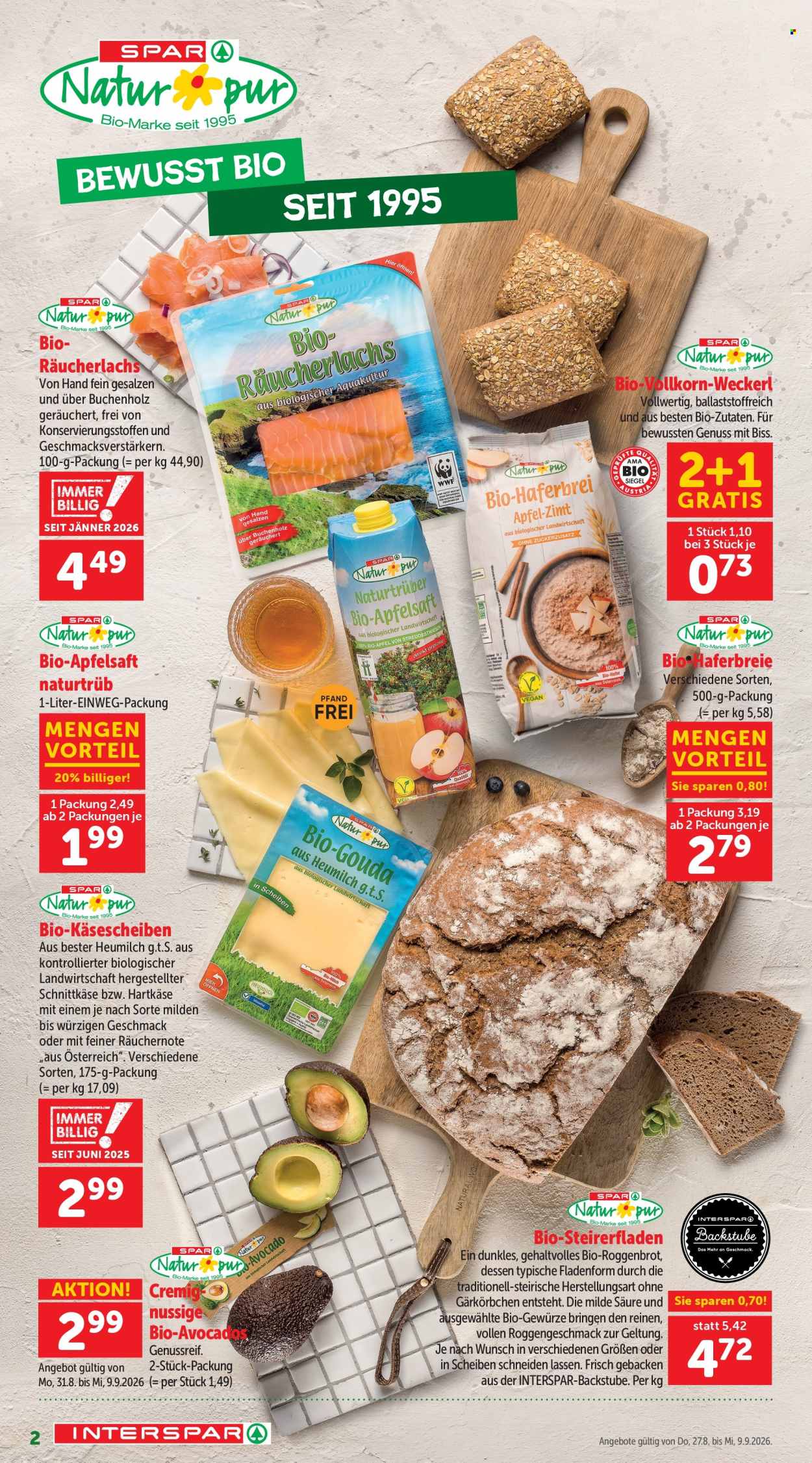 Angebote INTERSPAR - 27.8.2026 - 9.9.2026. Seite 2