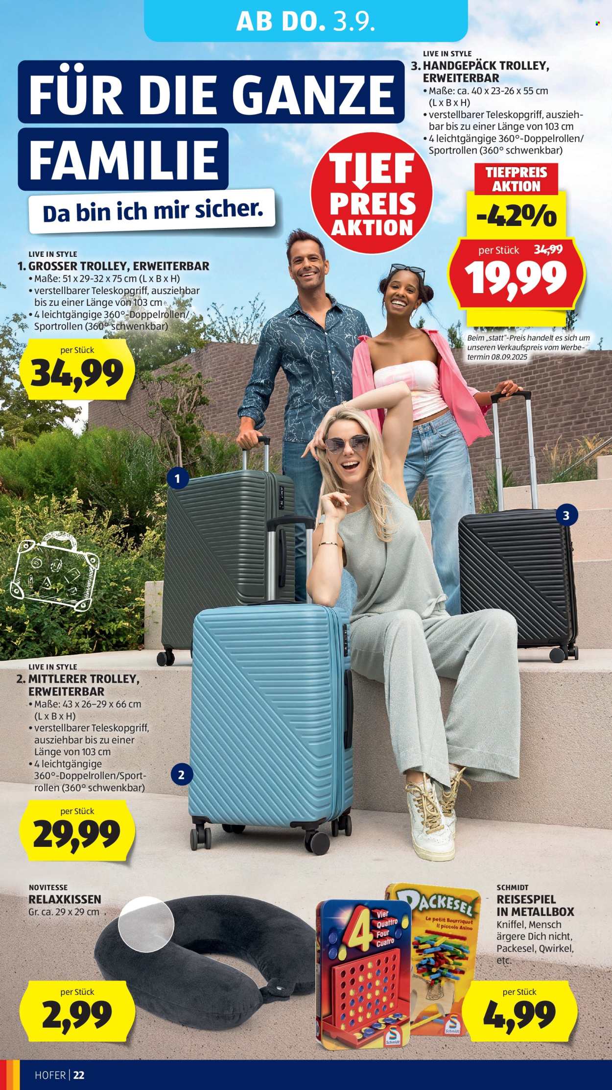 Angebote Hofer - 28.8.2026 - 3.9.2026. Seite 34