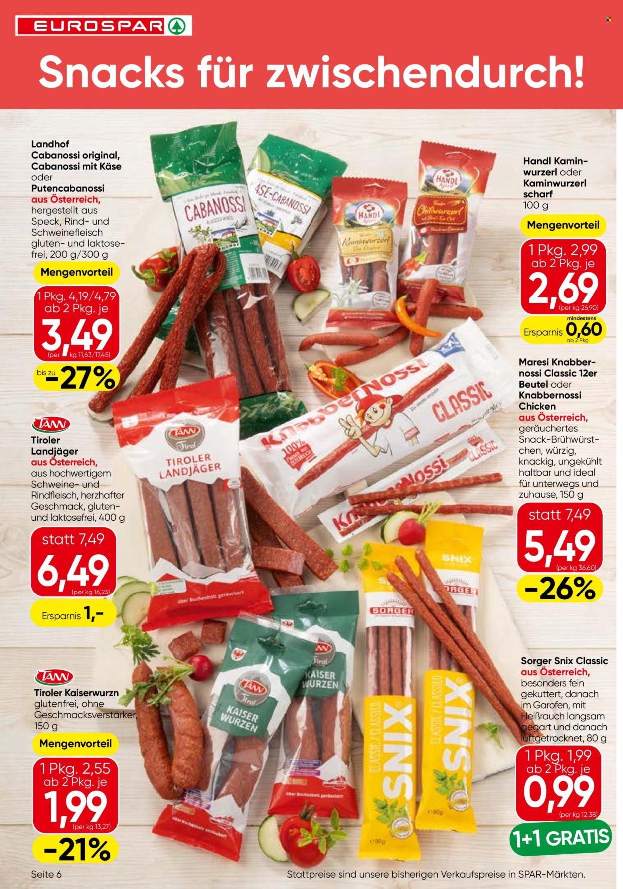Angebote EUROSPAR - 27.8.2026 - 9.9.2026. Seite 6
