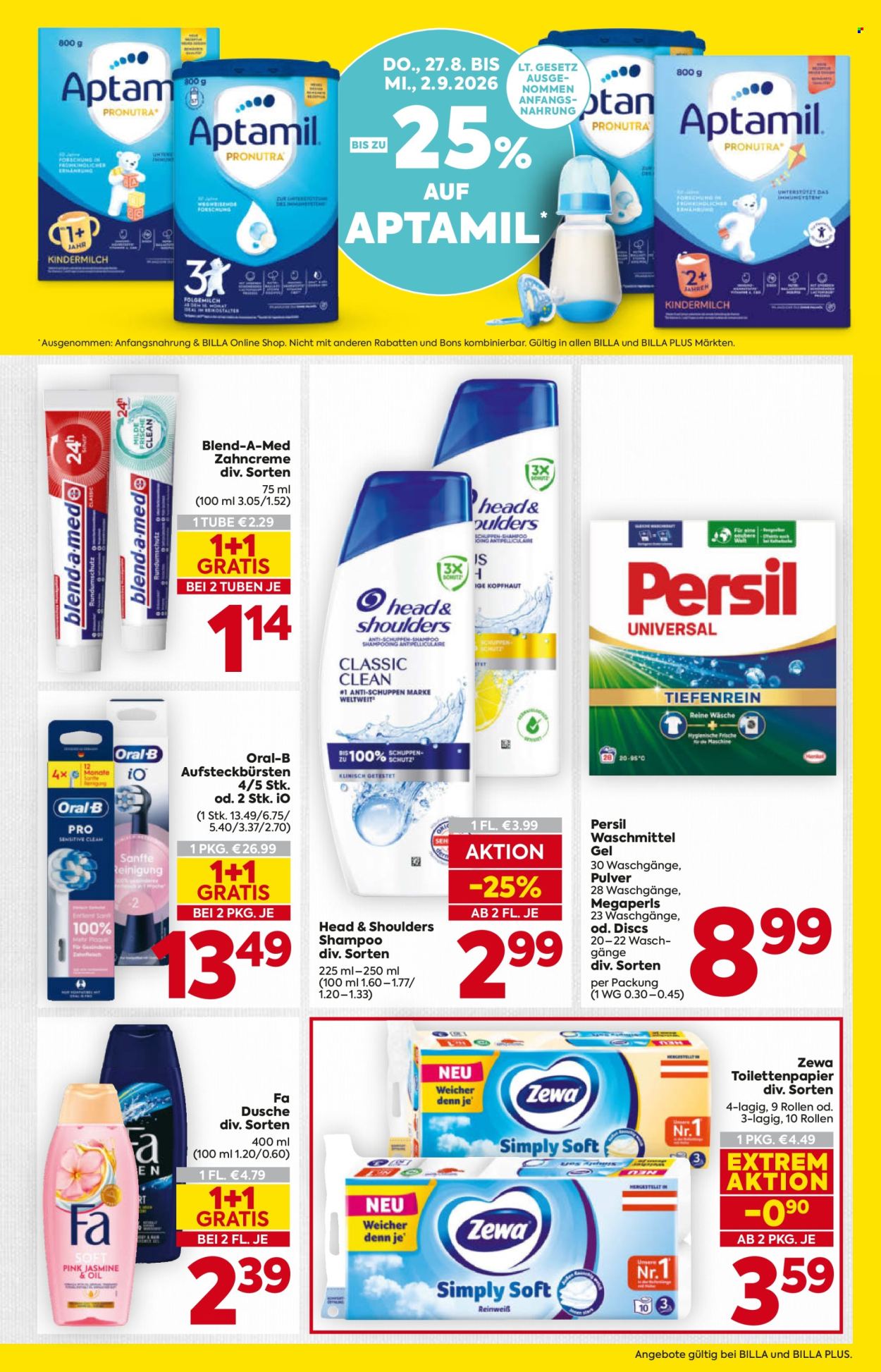 Angebote Billa - 27.8.2026 - 2.9.2026. Seite 19