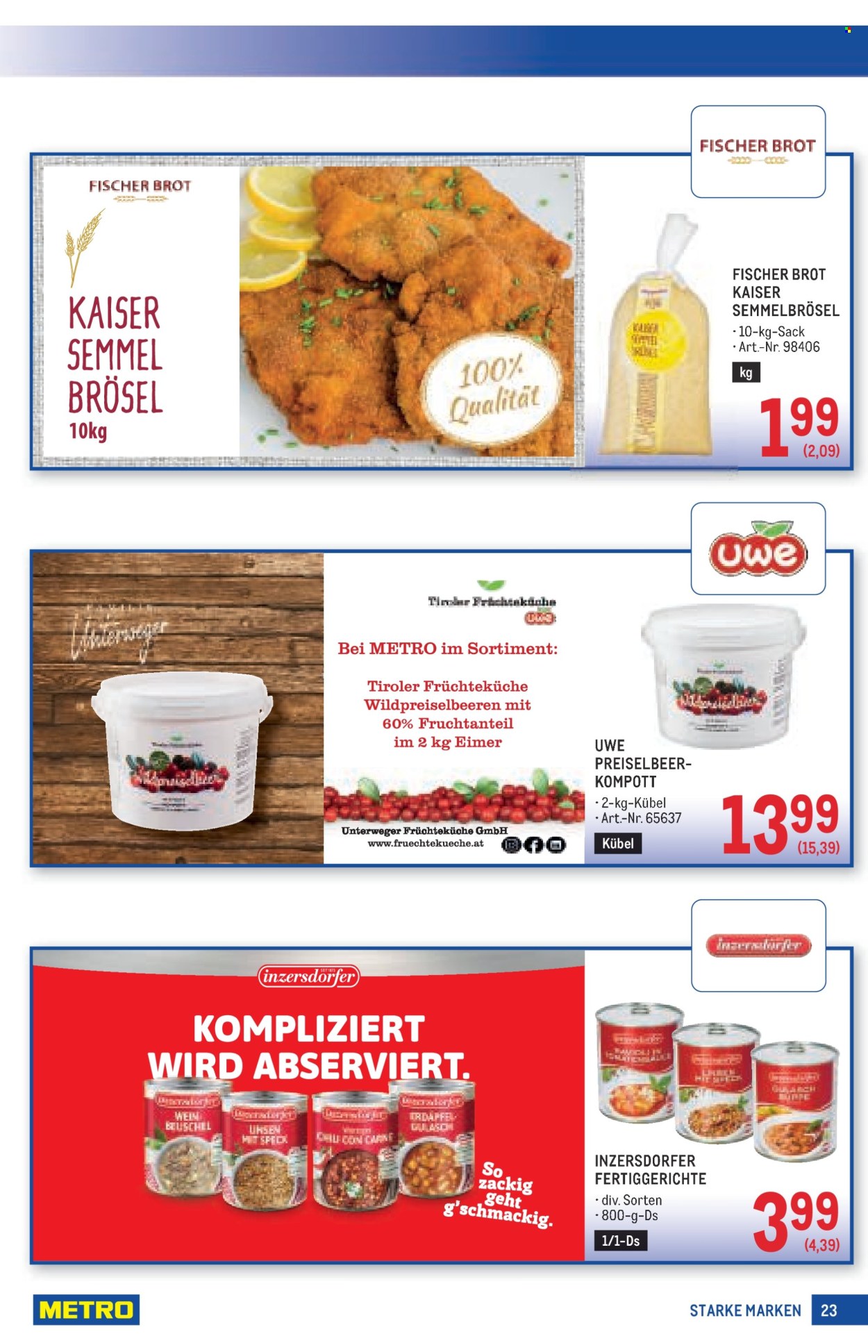 Angebote Metro - 3.9.2026 - 16.9.2026. Seite 23