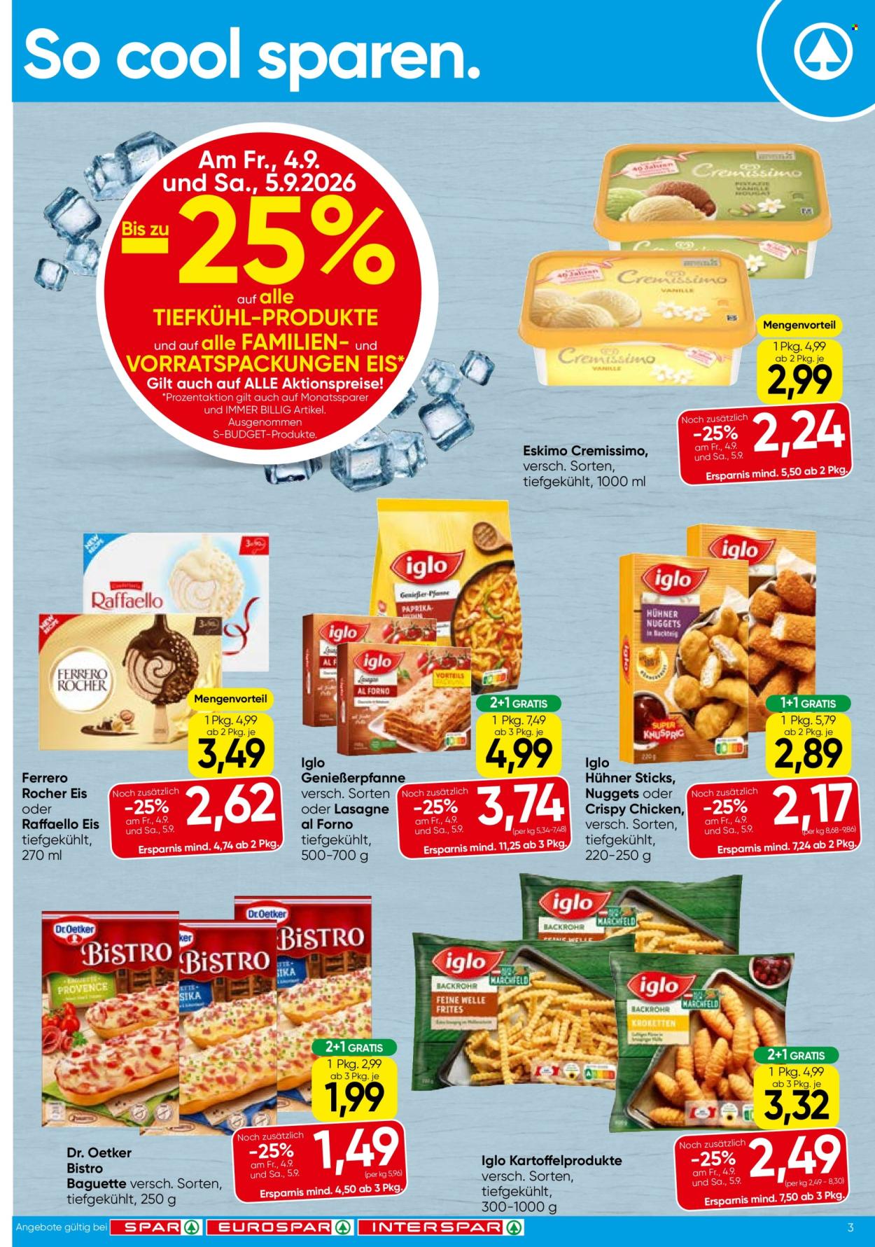 Angebote EUROSPAR - 3.9.2026 - 9.9.2026. Seite 3
