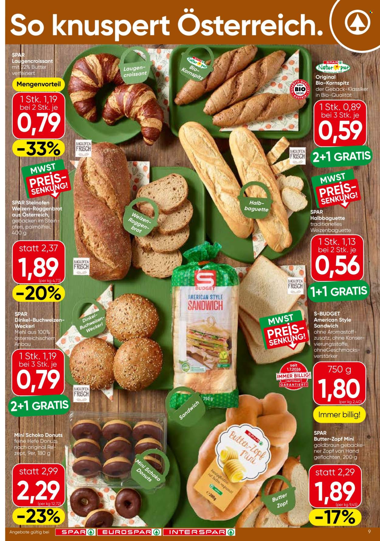 Angebote EUROSPAR - 3.9.2026 - 9.9.2026. Seite 9