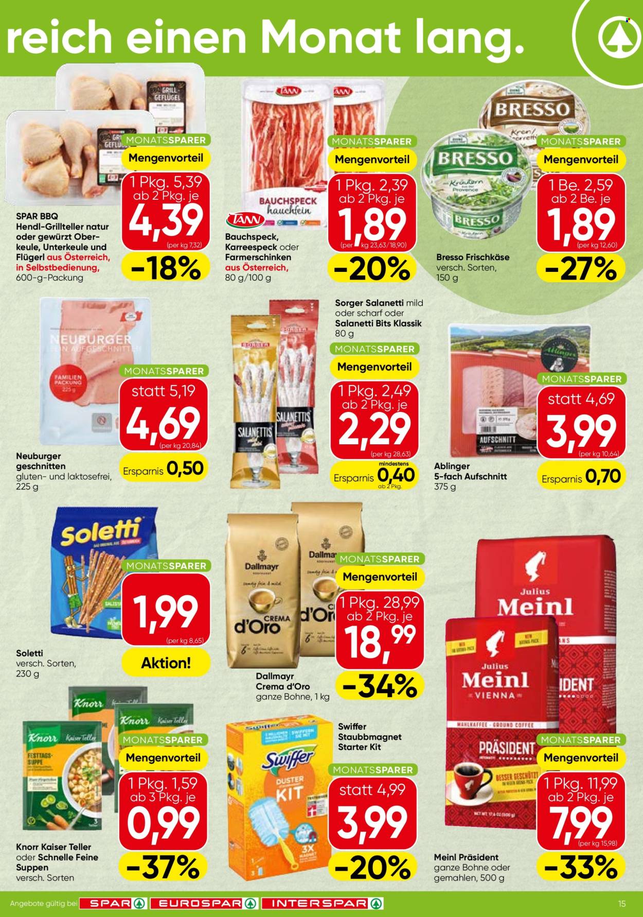 Angebote EUROSPAR - 3.9.2026 - 9.9.2026. Seite 15