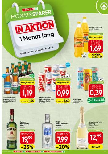 Angebote INTERSPAR - 3.9.2026 - 30.9.2026.