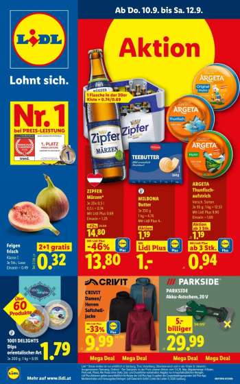 Angebote Lidl - 10.9.2026 - 16.9.2026.