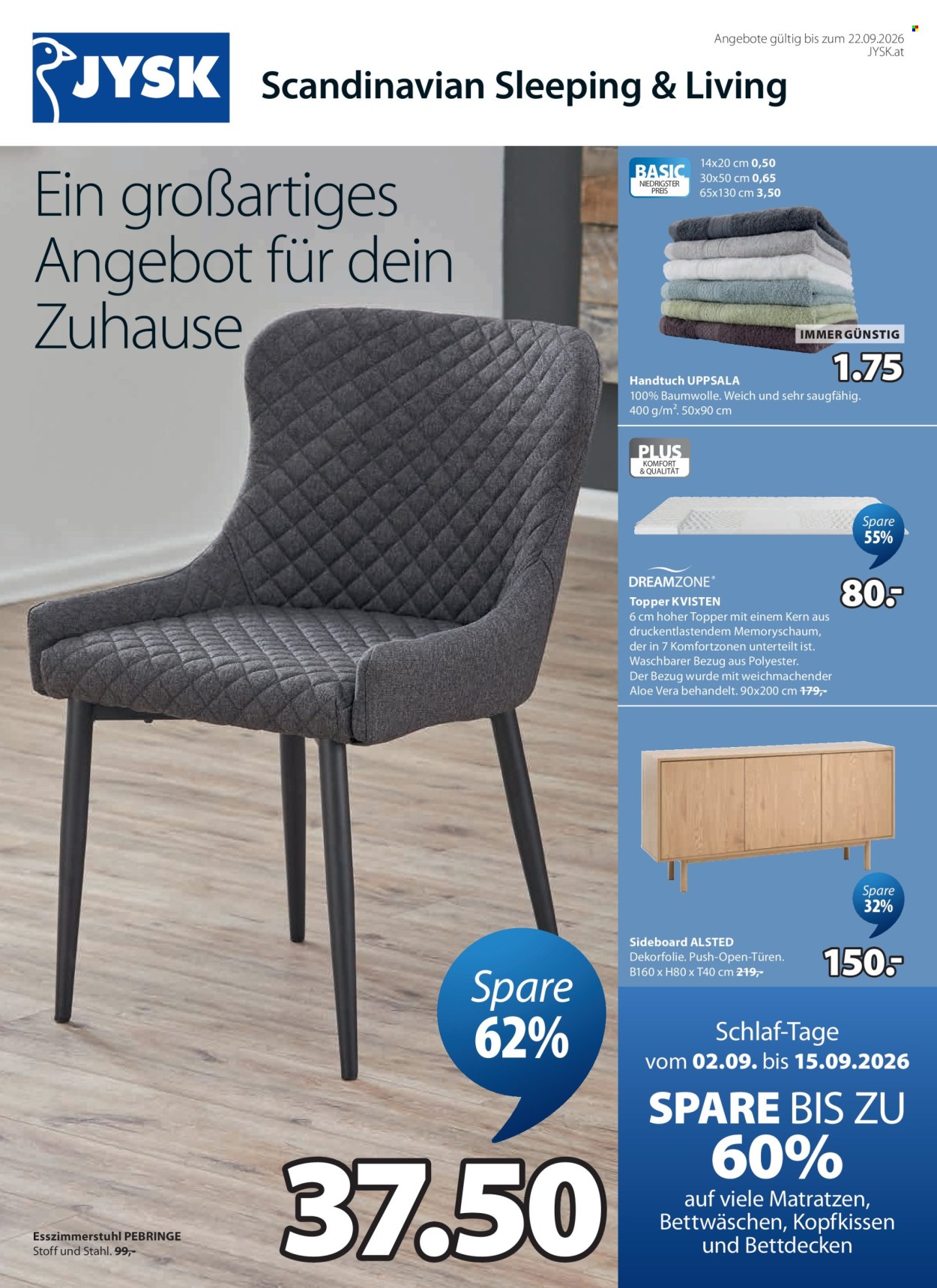Angebote JYSK - 7.9.2026 - 22.9.2026. Seite 2