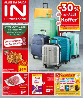 Angebote INTERSPAR - 10.9.2026 - 23.9.2026.