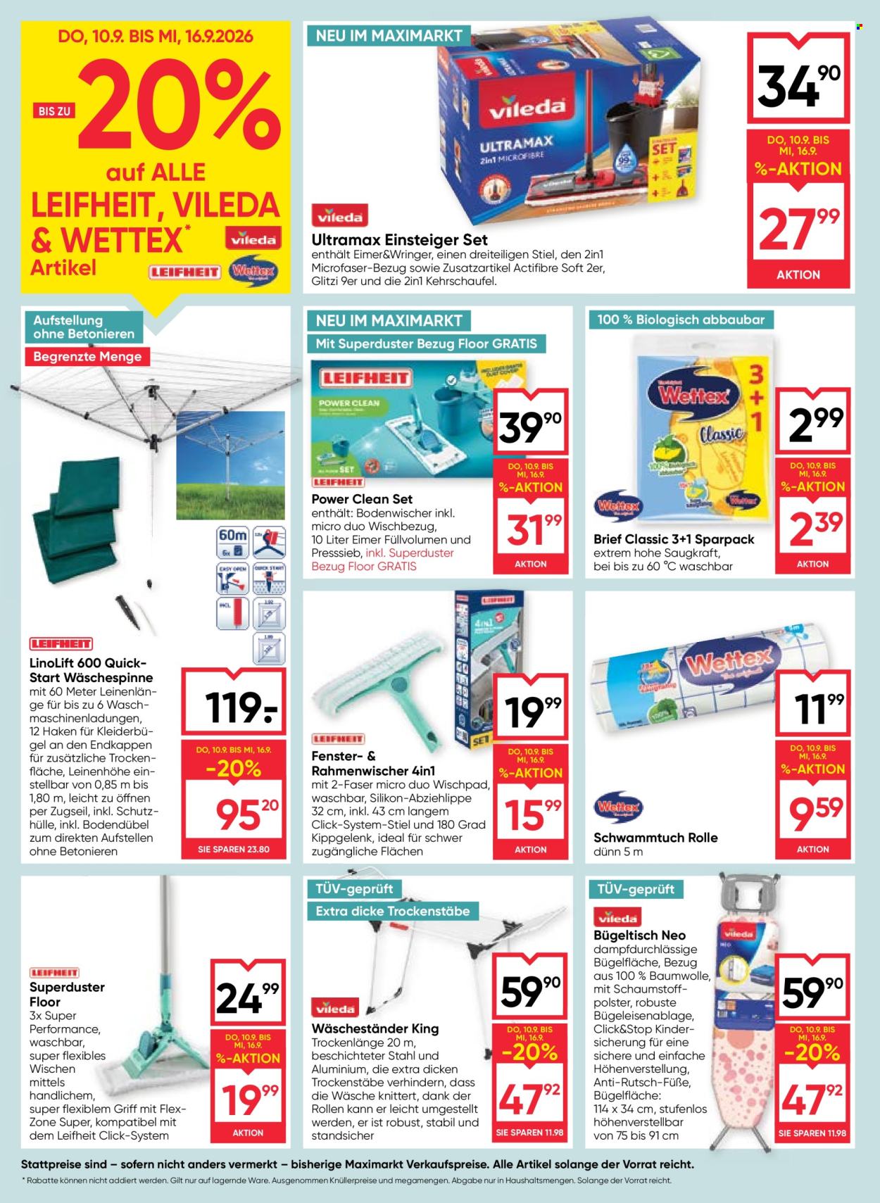 Angebote Maximarkt - 10.9.2026 - 16.9.2026. Seite 16