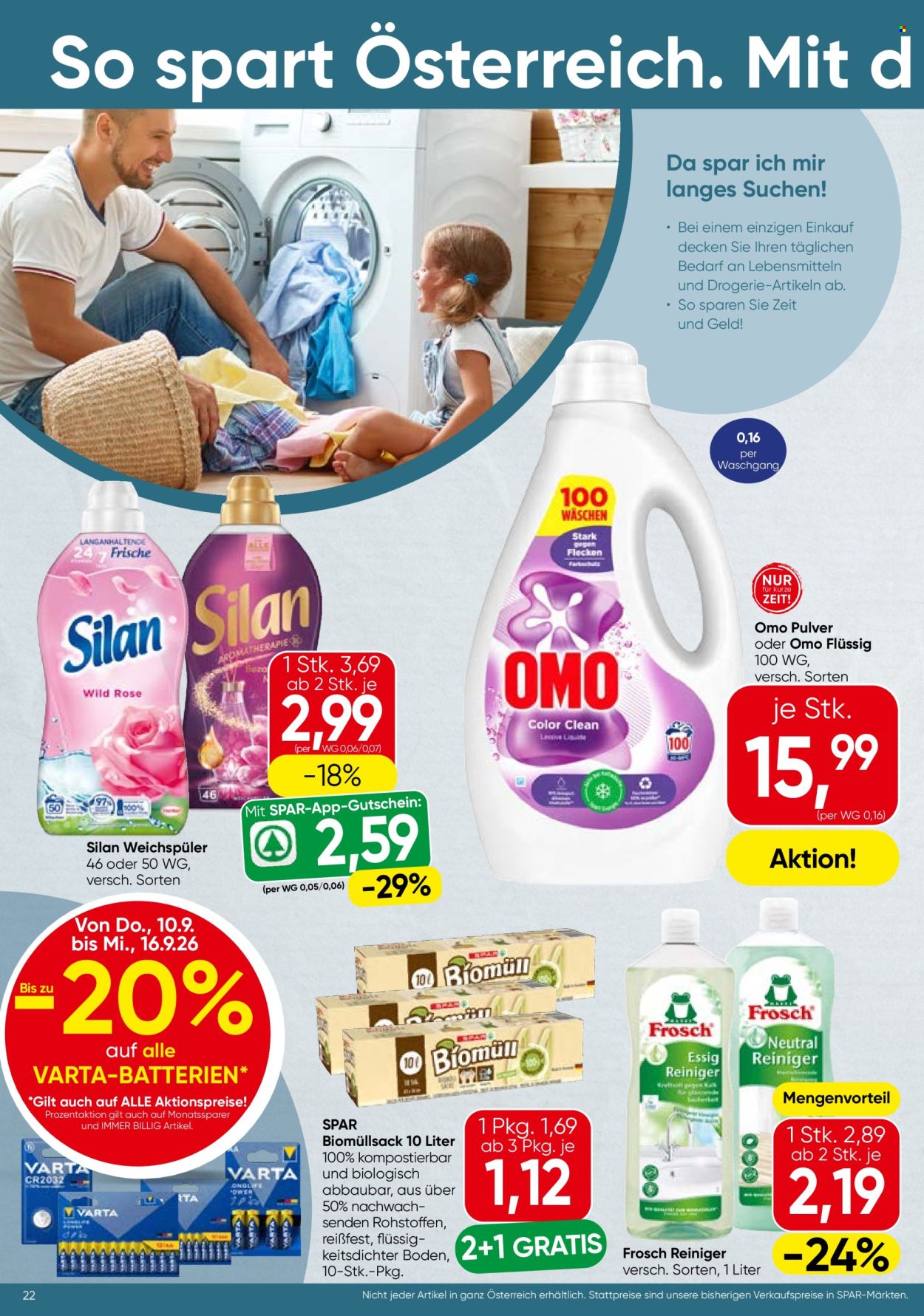 Angebote SPAR - 10.9.2026 - 23.9.2026. Seite 22