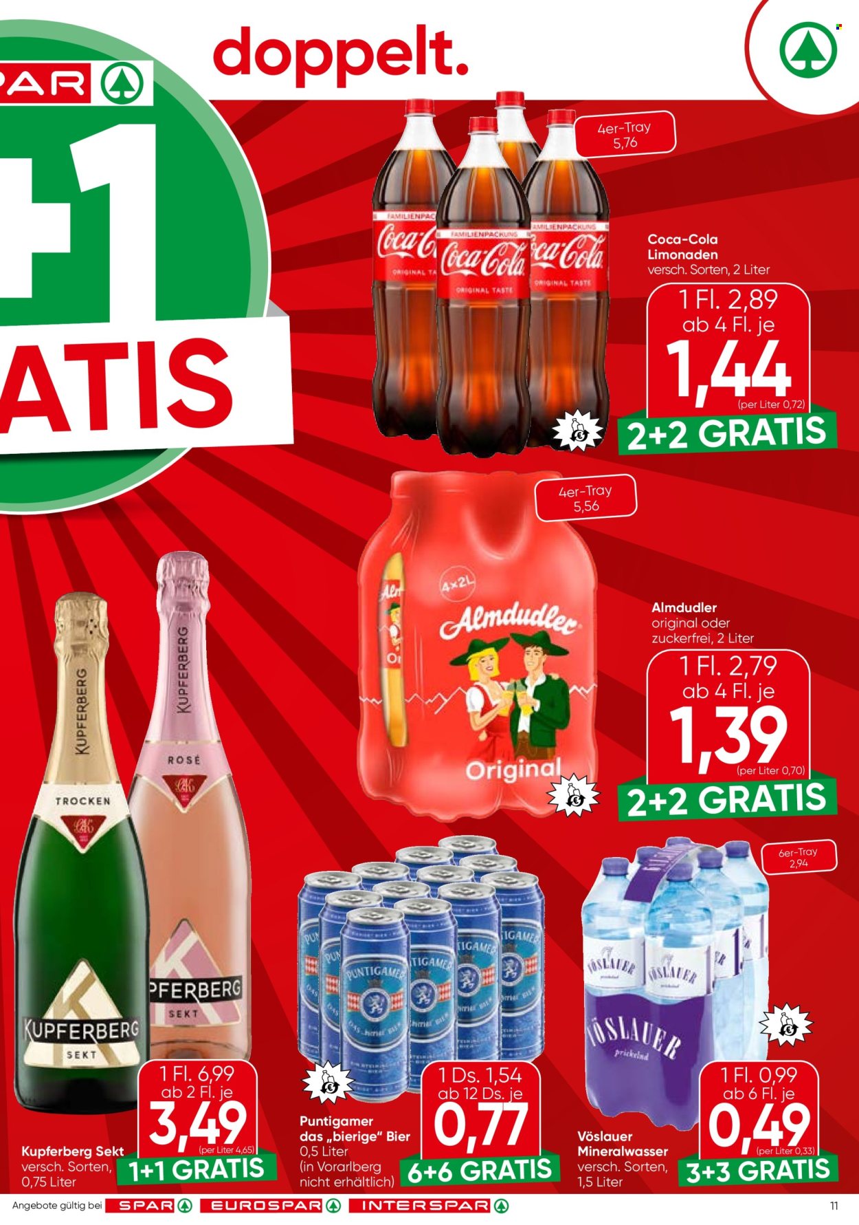 Angebote EUROSPAR - 10.9.2026 - 23.9.2026. Seite 11