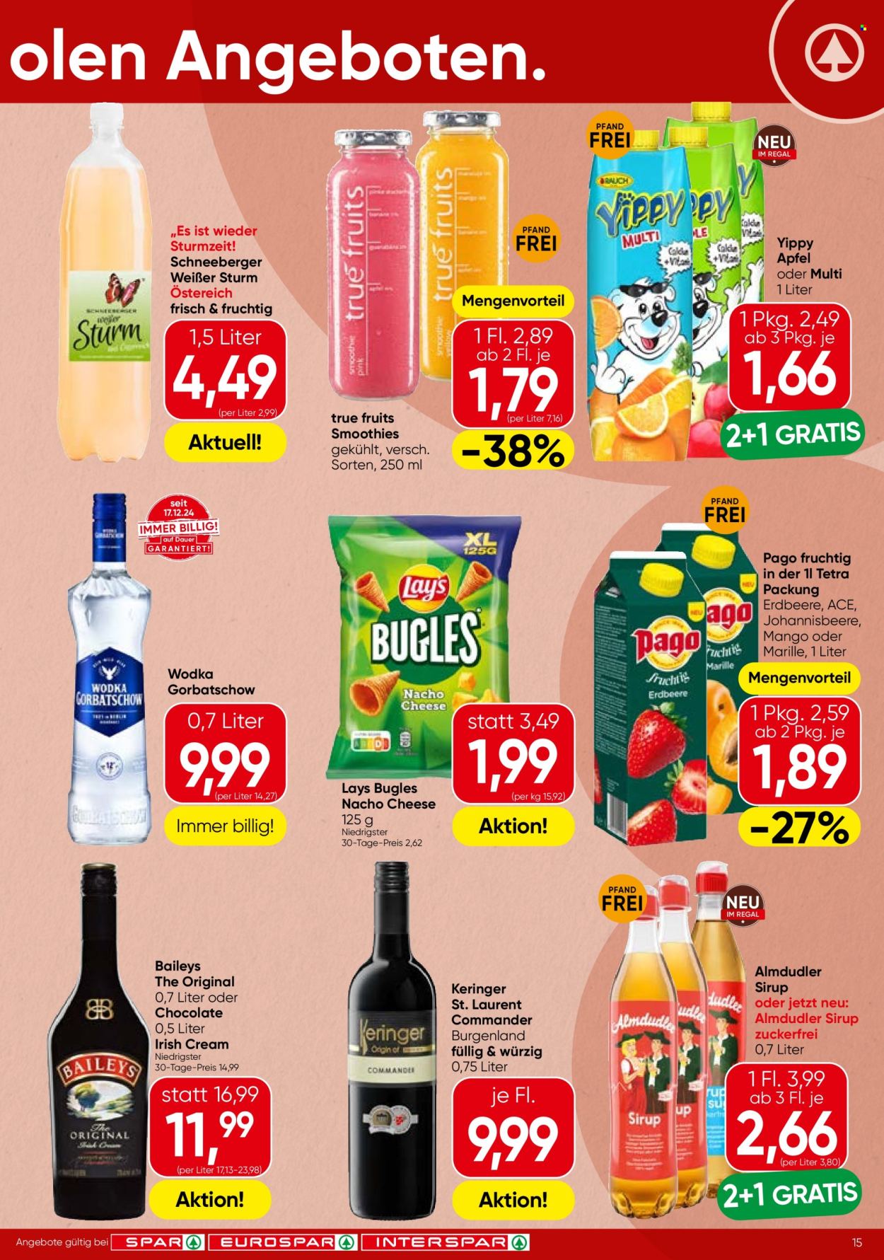 Angebote EUROSPAR - 10.9.2026 - 23.9.2026. Seite 15