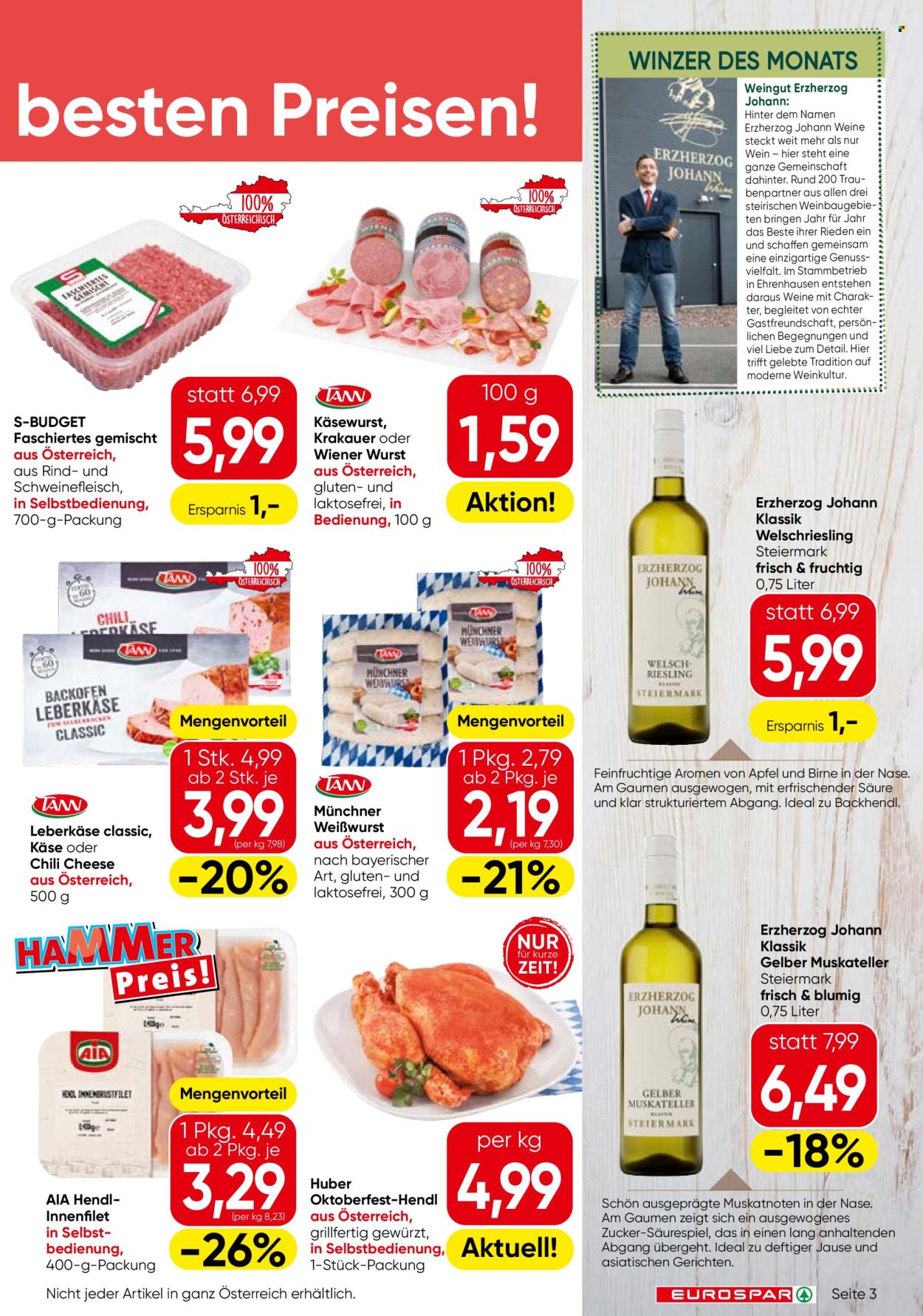 Angebote EUROSPAR - 10.9.2026 - 23.9.2026. Seite 3