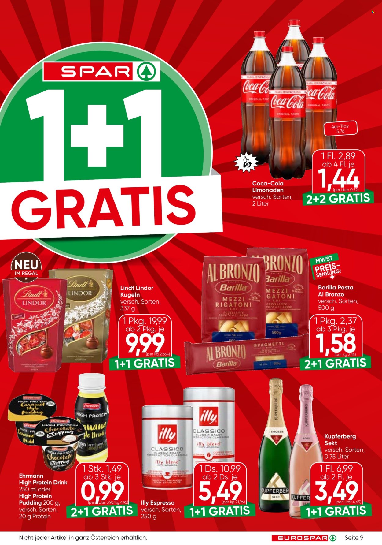 Angebote EUROSPAR - 10.9.2026 - 23.9.2026. Seite 9