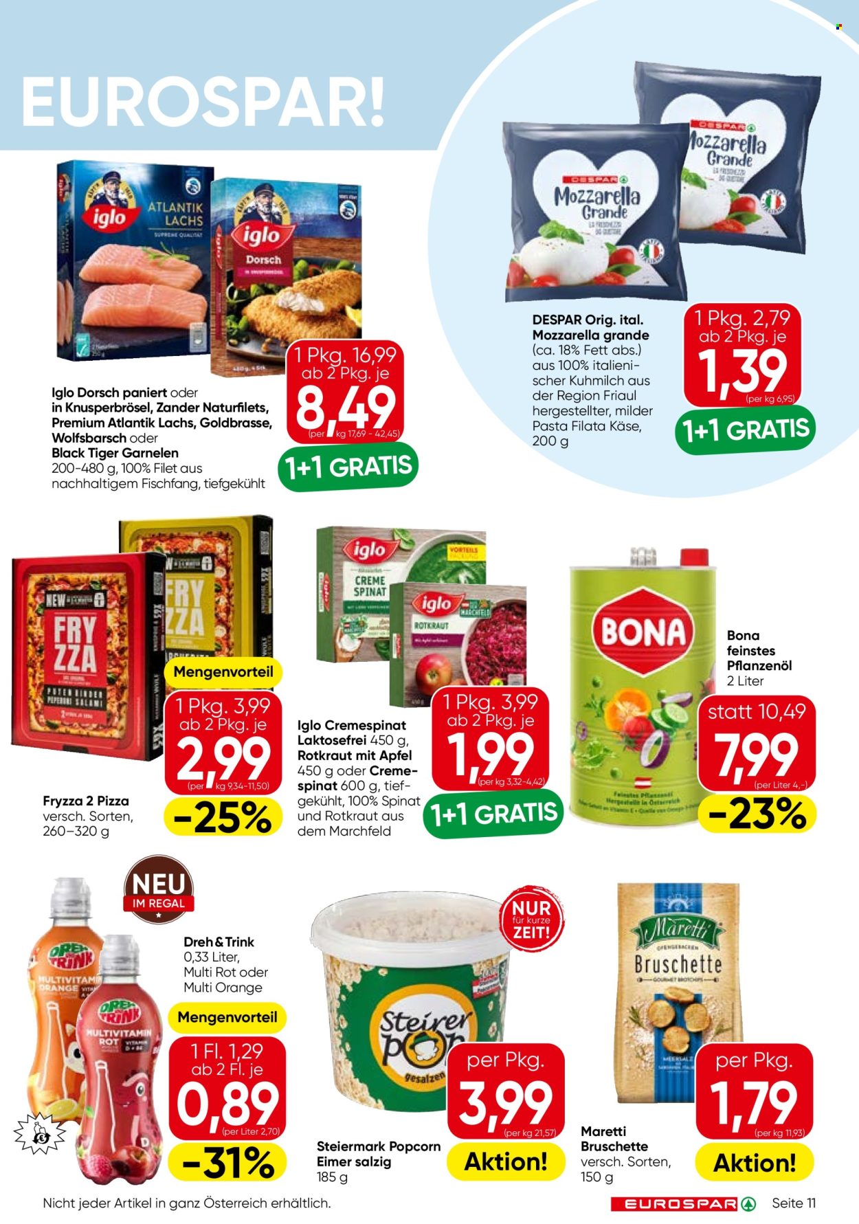 Angebote EUROSPAR - 10.9.2026 - 23.9.2026. Seite 11