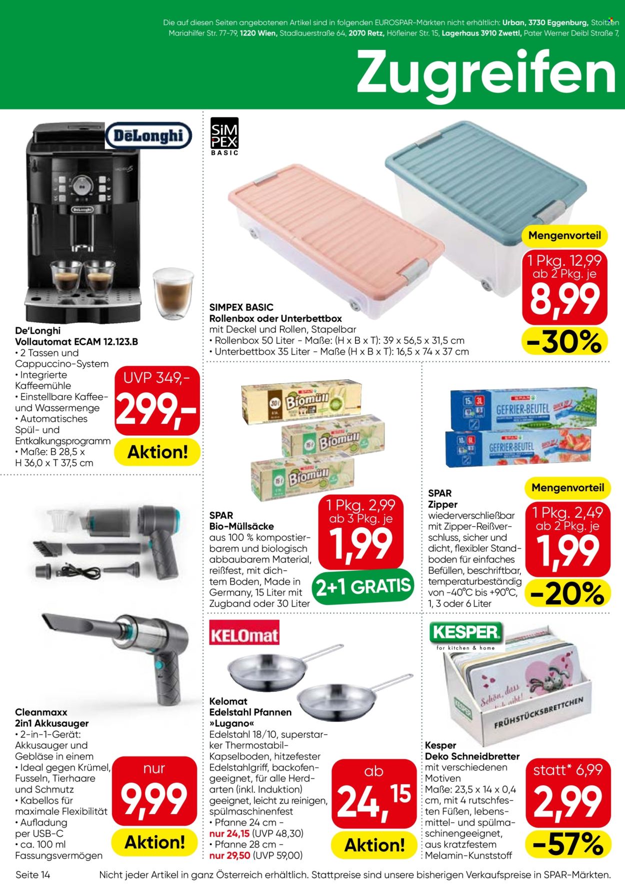 Angebote EUROSPAR - 10.9.2026 - 23.9.2026. Seite 14