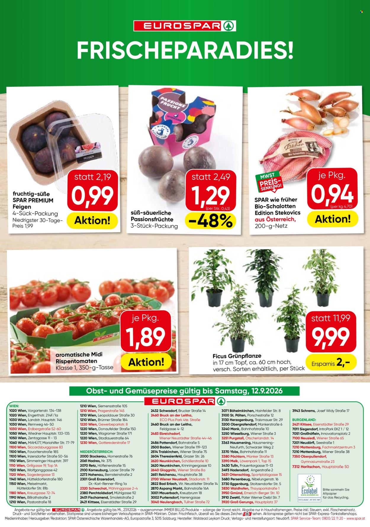 Angebote EUROSPAR - 10.9.2026 - 23.9.2026. Seite 16