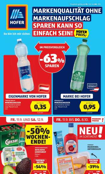 Angebote Hofer - 11.9.2026 - 17.9.2026.