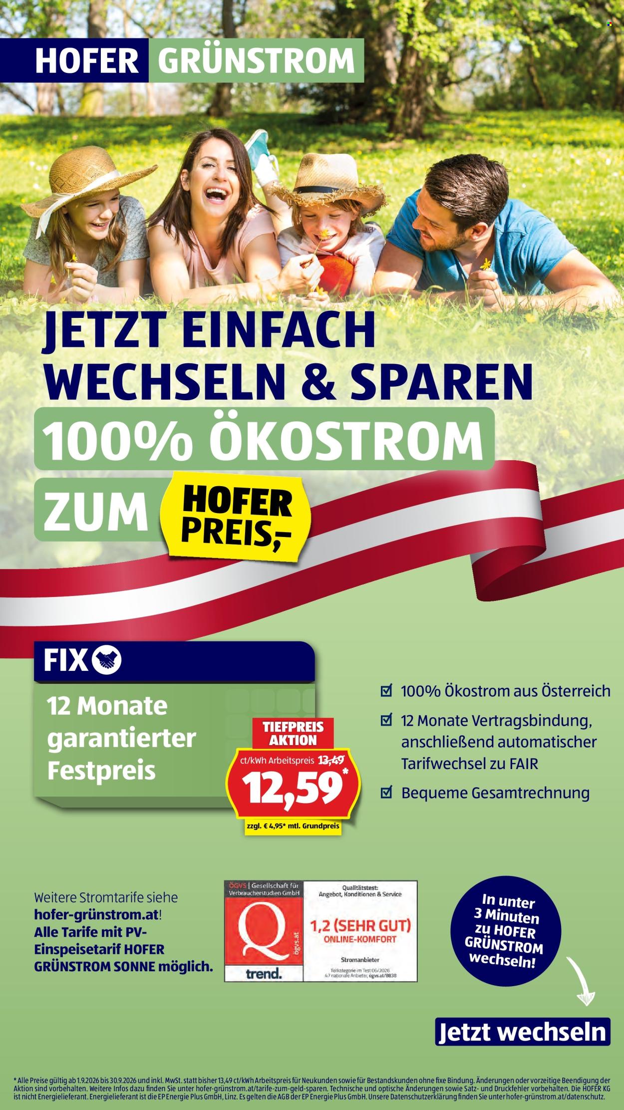 Angebote Hofer - 11.9.2026 - 17.9.2026. Seite 25