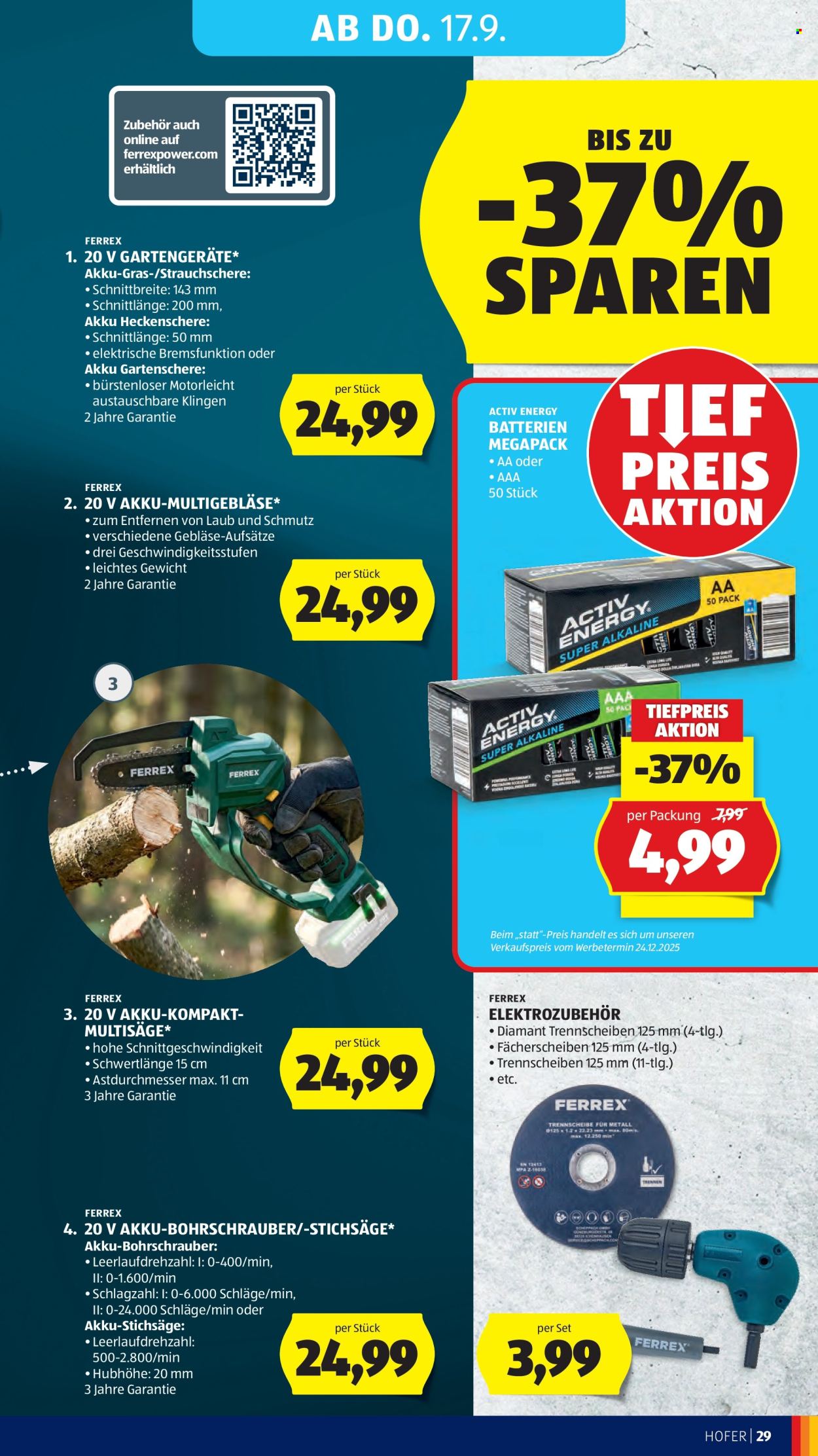 Angebote Hofer - 11.9.2026 - 17.9.2026. Seite 39
