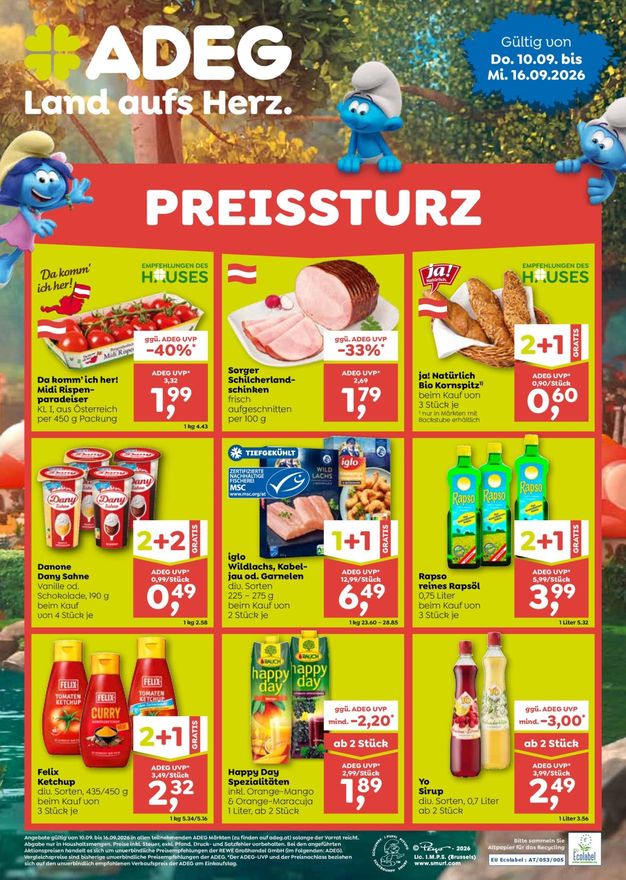 Angebote ADEG - 10.9.2026 - 16.9.2026. Seite 1