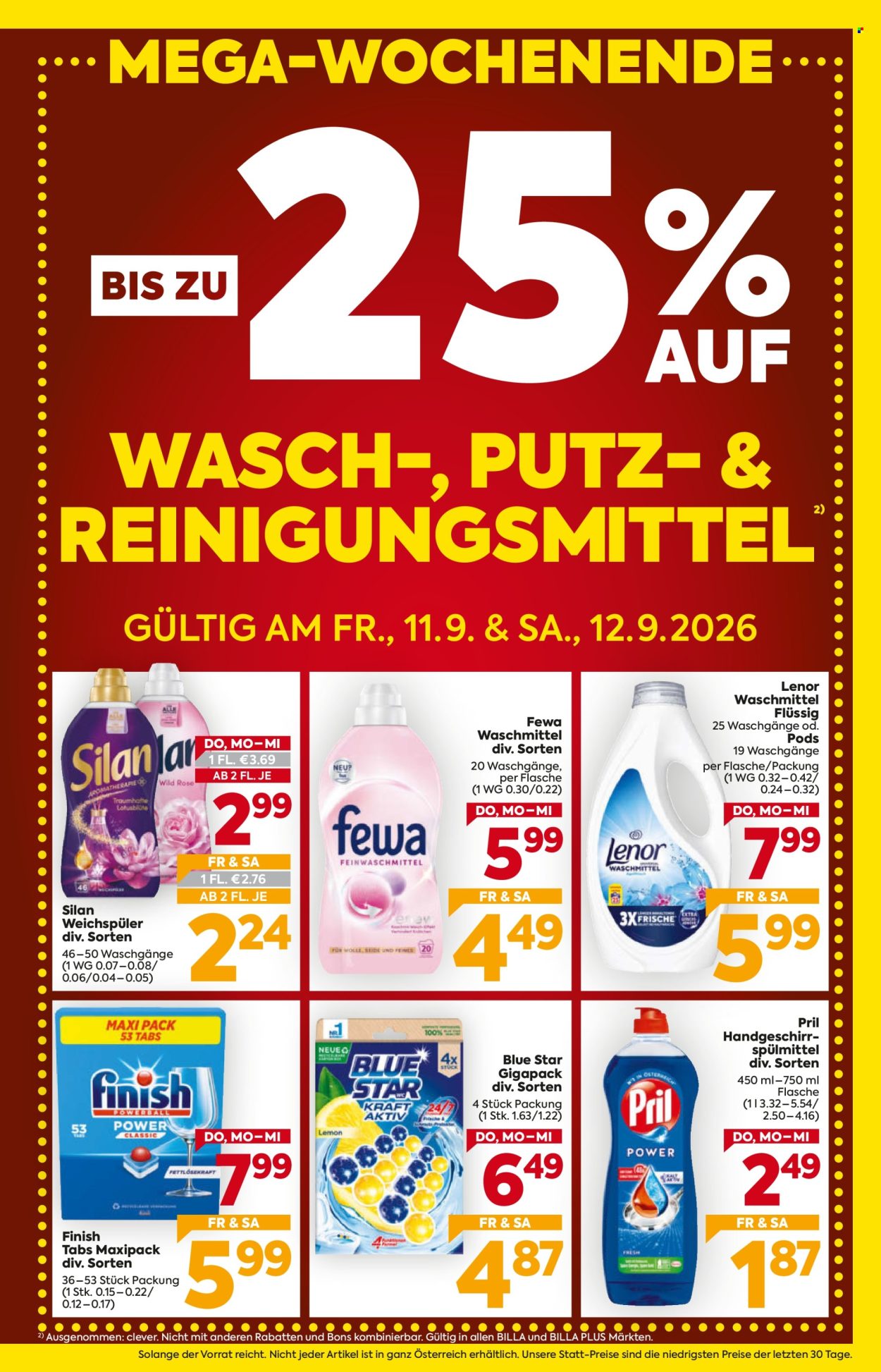 Angebote Billa - 10.9.2026 - 16.9.2026. Seite 3