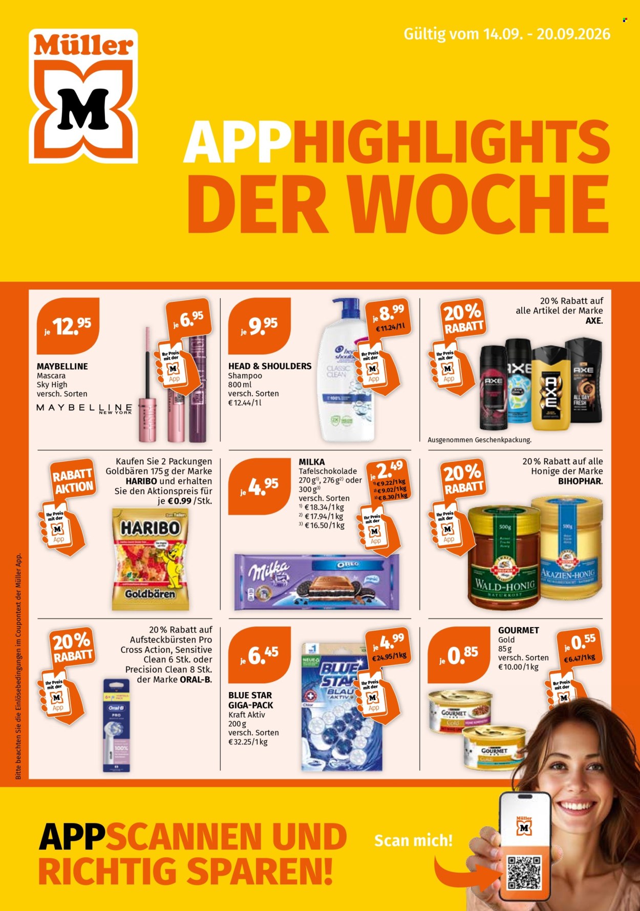 Angebote Müller - 14.9.2026 - 20.9.2026. Seite 1