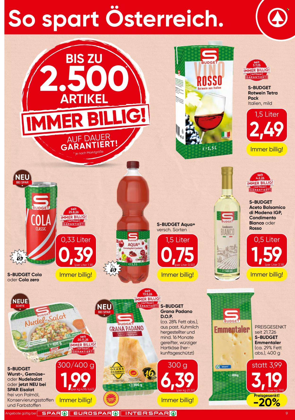 Angebote SPAR - 17.9.2026 - 23.9.2026. Seite 9