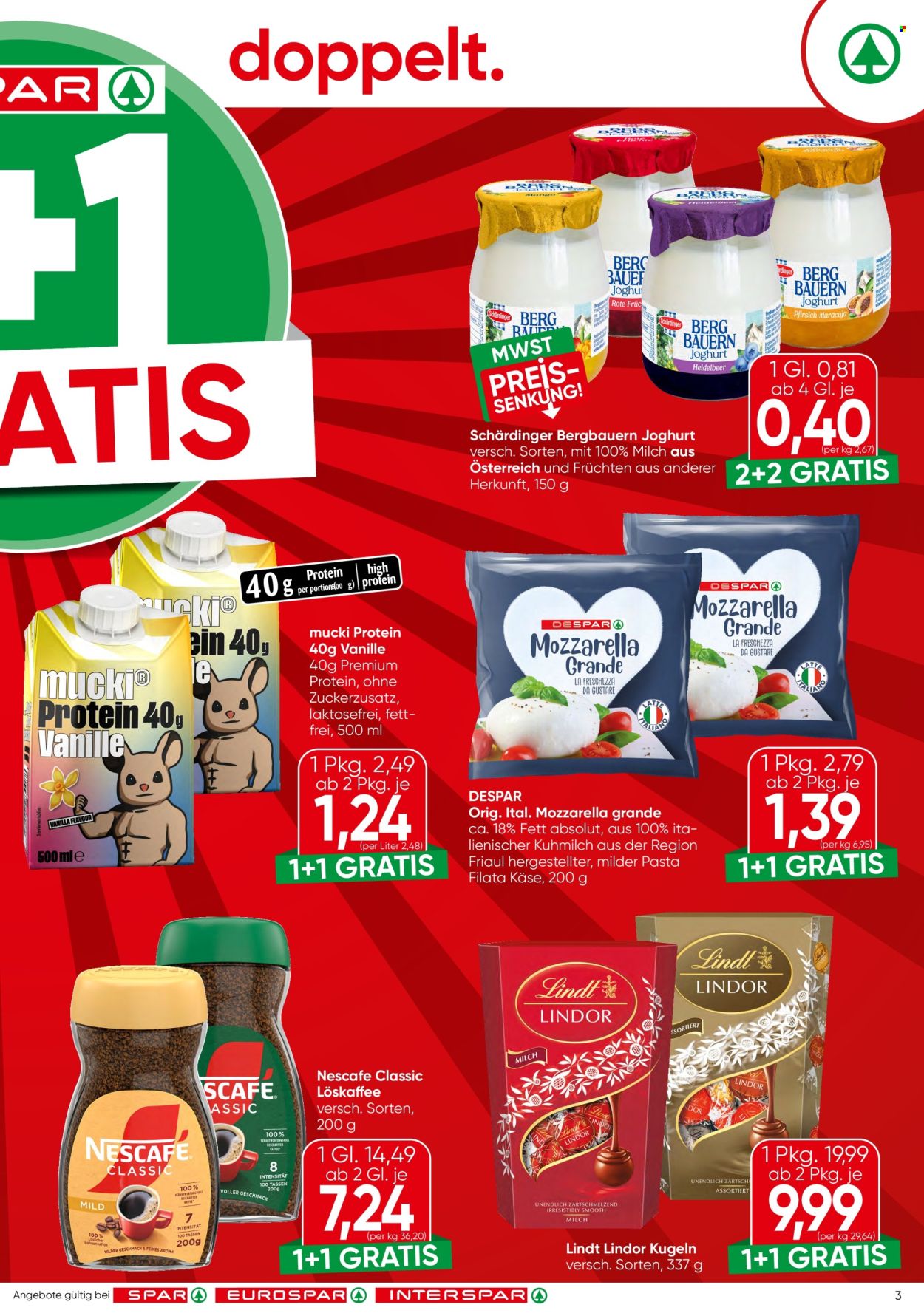 Angebote EUROSPAR - 17.9.2026 - 23.9.2026. Seite 3