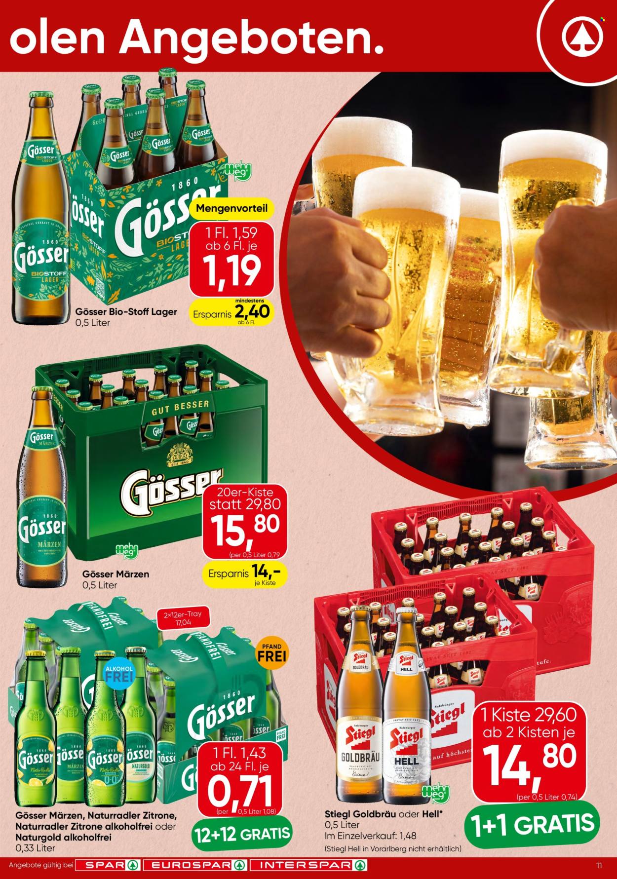 Angebote EUROSPAR - 17.9.2026 - 23.9.2026. Seite 11