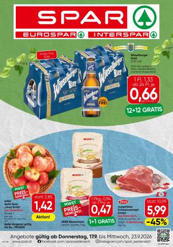 Angebote INTERSPAR - 17.9.2026 - 23.9.2026.