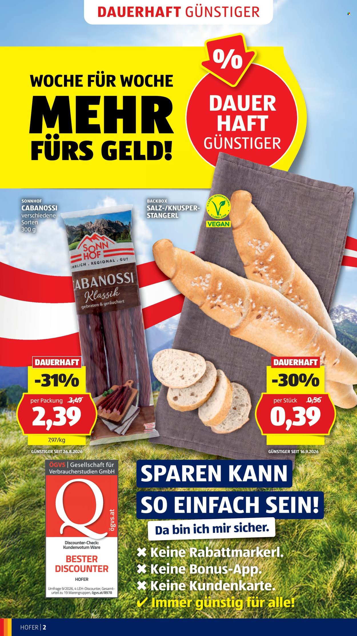 Angebote Hofer - 18.9.2026 - 24.9.2026. Seite 6
