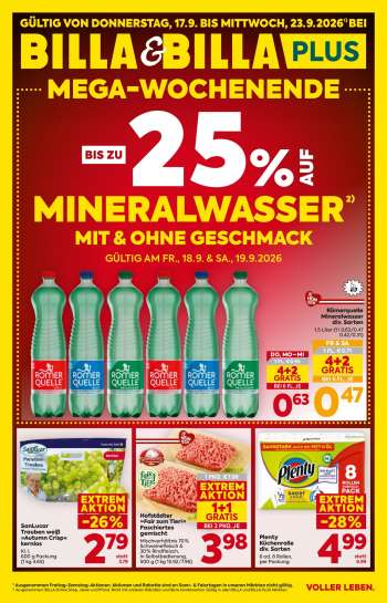 Angebote Billa - 17.9.2026 - 23.9.2026.