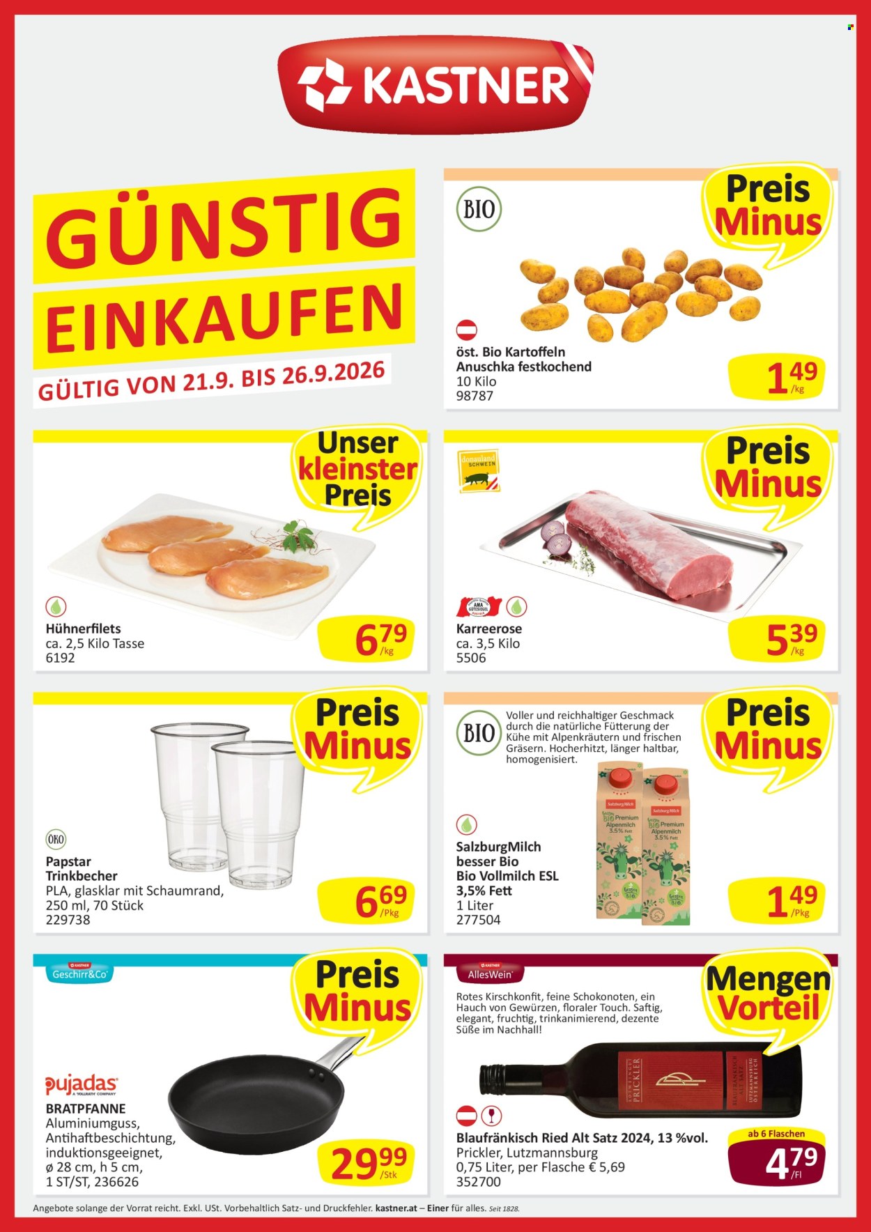 Angebote KASTNER - 21.9.2026 - 26.9.2026. Seite 1