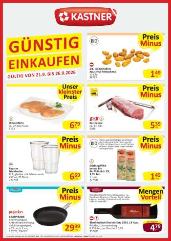 Angebote KASTNER - 21.9.2026 - 26.9.2026.