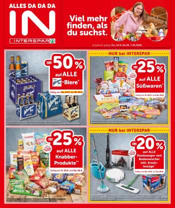 Angebote INTERSPAR - 24.9.2026 - 7.10.2026.
