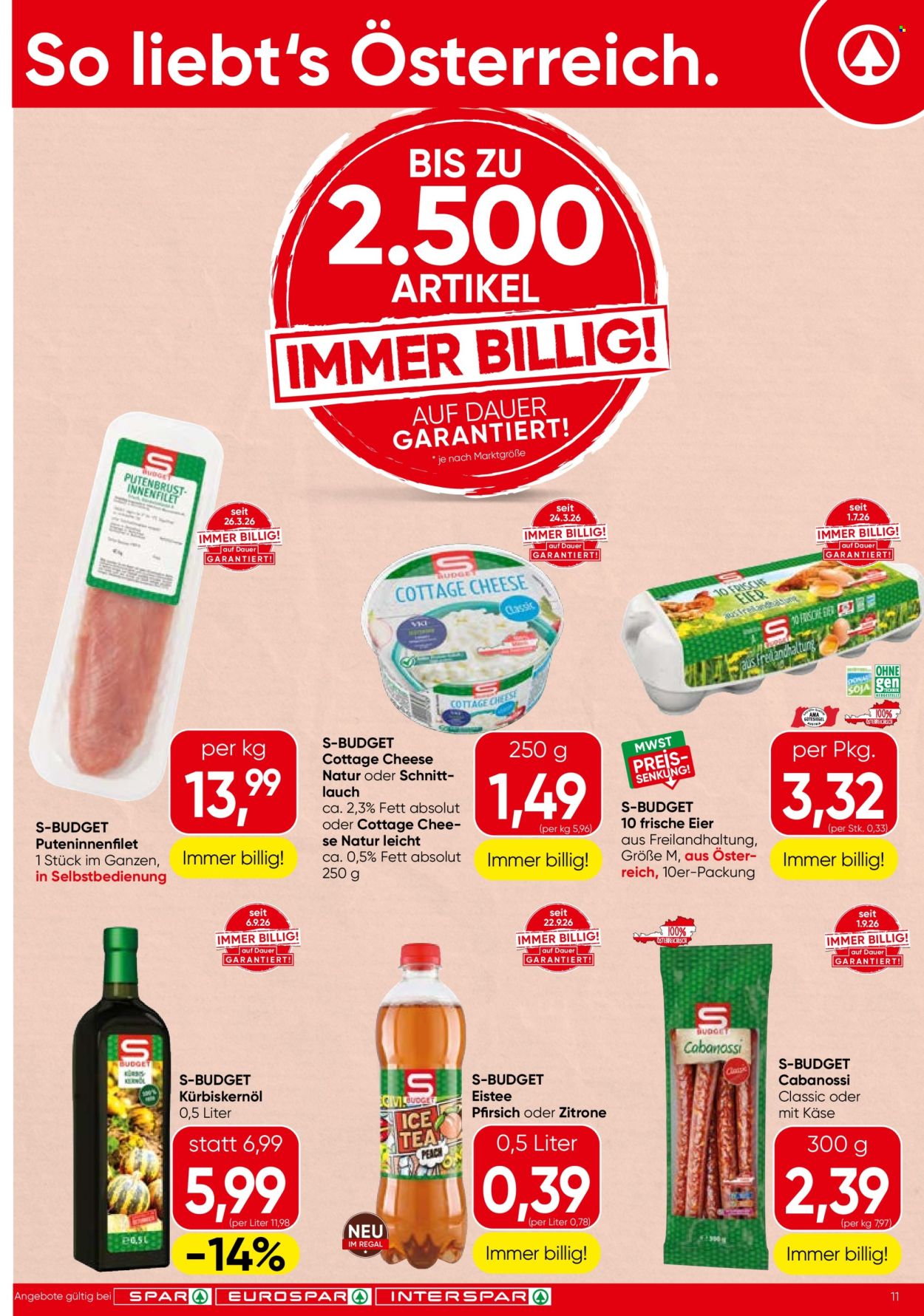 Angebote EUROSPAR - 24.9.2026 - 7.10.2026. Seite 11
