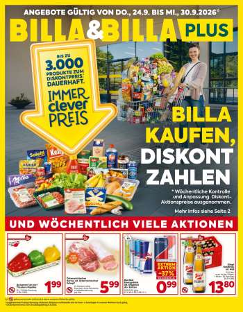 Angebote Billa - 24.9.2026 - 30.9.2026.