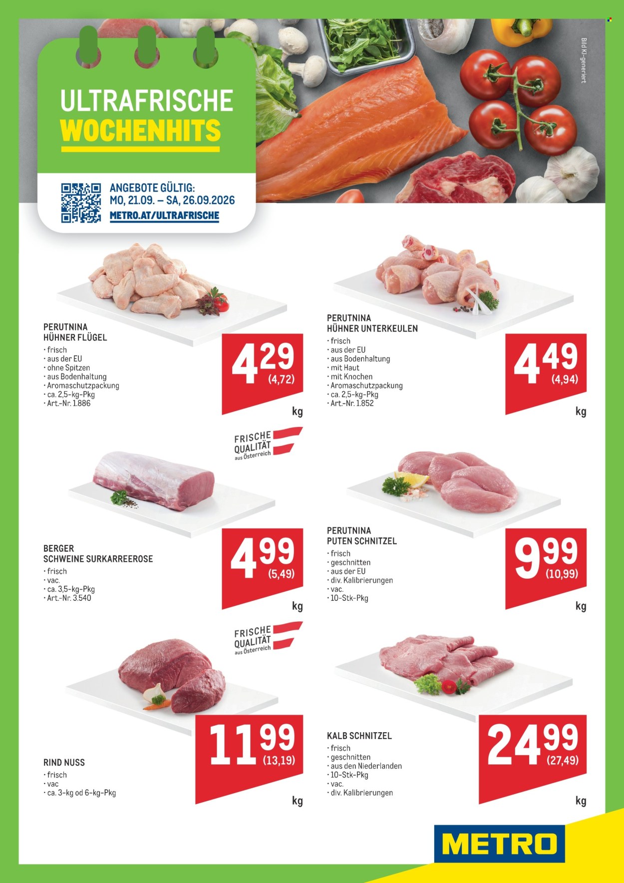 Angebote Metro - 21.9.2026 - 26.9.2026. Seite 1