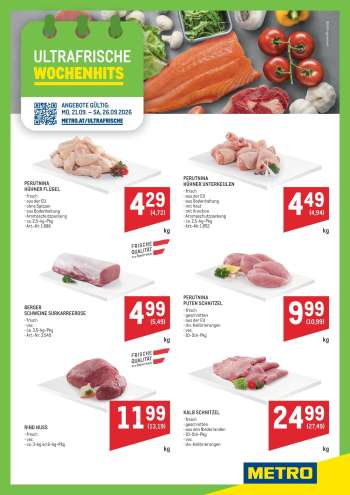 Angebote Metro - 21.9.2026 - 26.9.2026.
