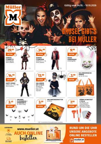Angebote Müller - 4.10.2026 - 10.10.2026.