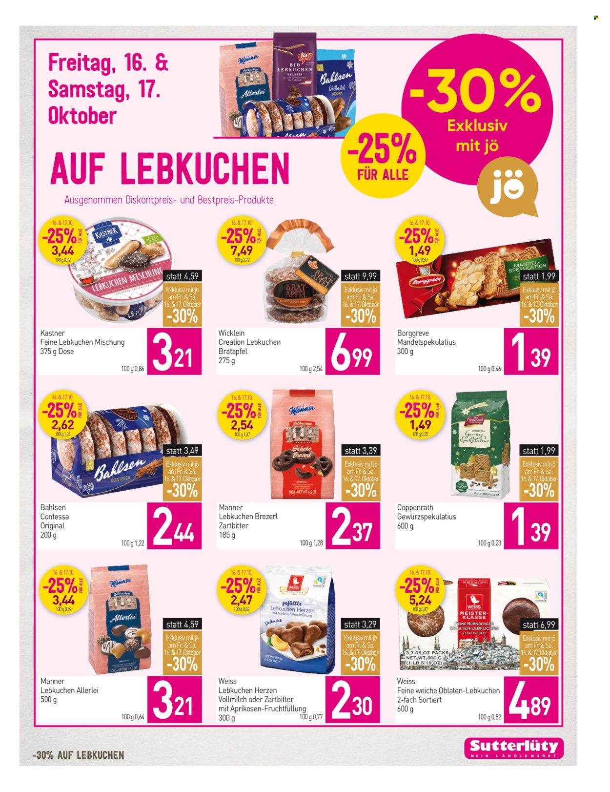 Angebote Sutterlüty - 15.10.2026 - 20.10.2026. Seite 13