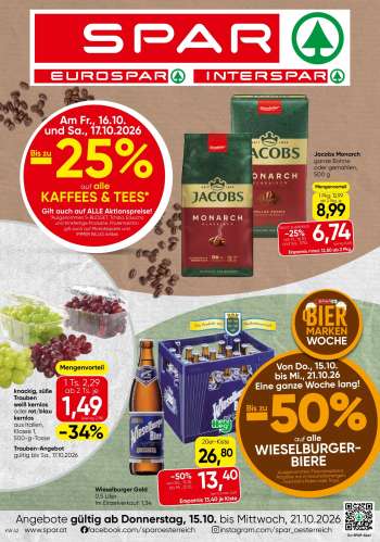 Angebote INTERSPAR - 15.10.2026 - 21.10.2026.