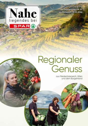 Angebote SPAR - 8.10.2026 - 21.10.2026.