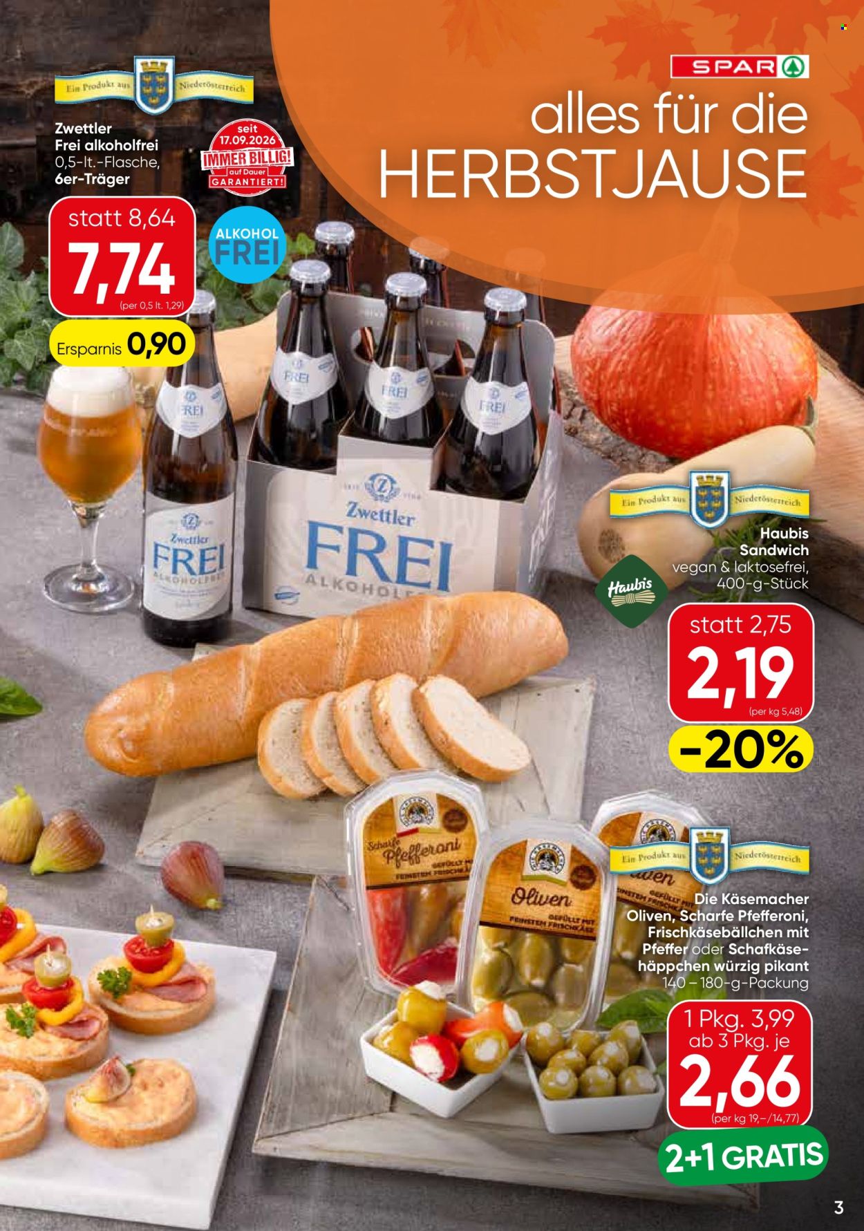 Angebote SPAR - 8.10.2026 - 21.10.2026. Seite 3