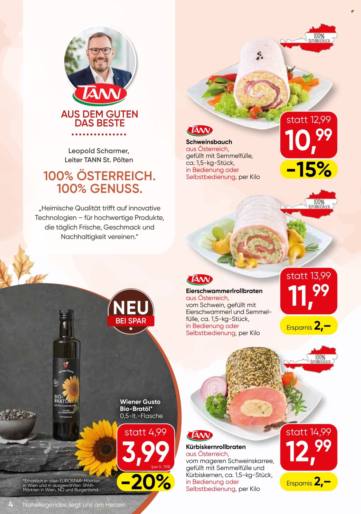 Angebote SPAR - 8.10.2026 - 21.10.2026. Seite 4