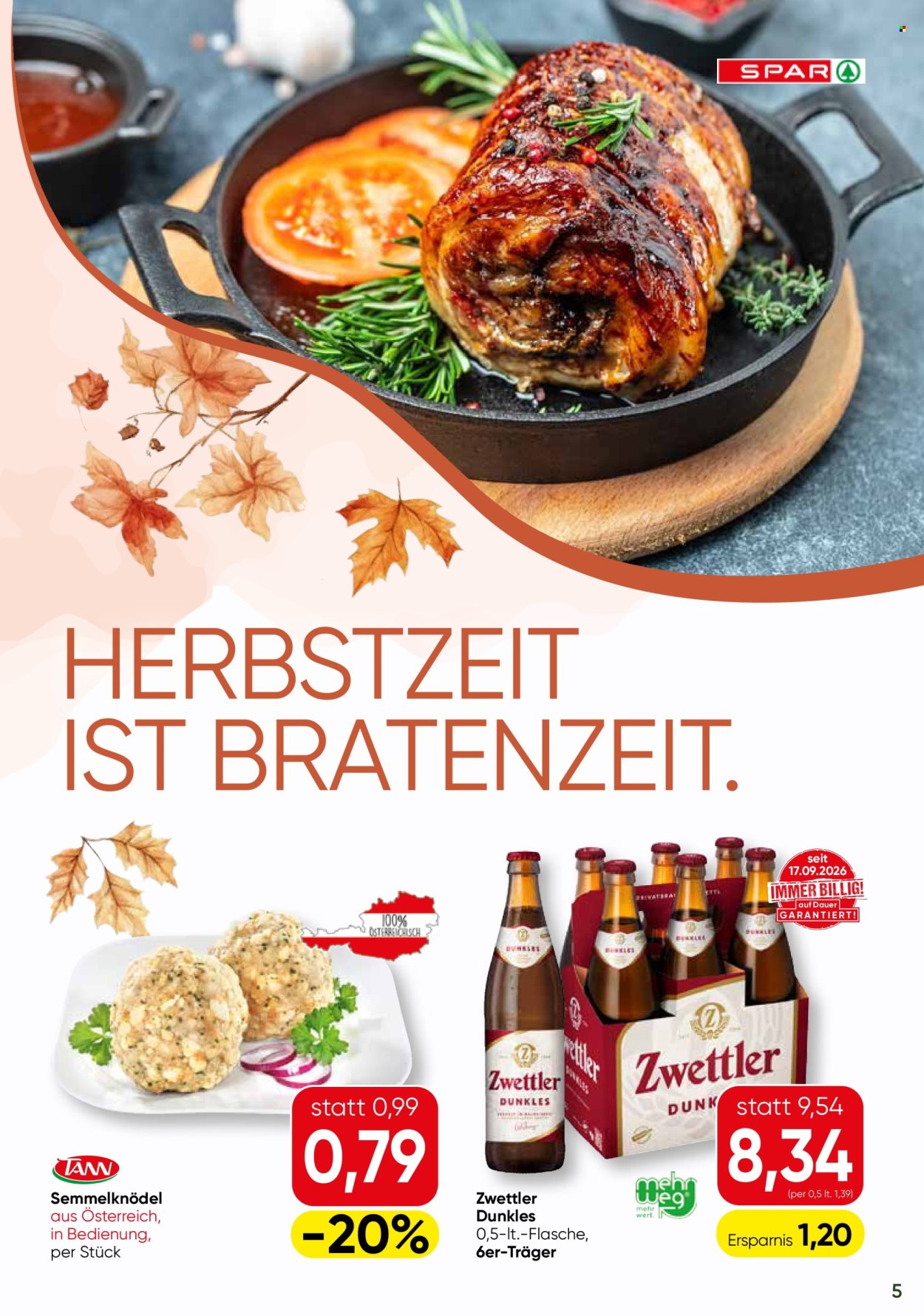 Angebote SPAR - 8.10.2026 - 21.10.2026. Seite 5
