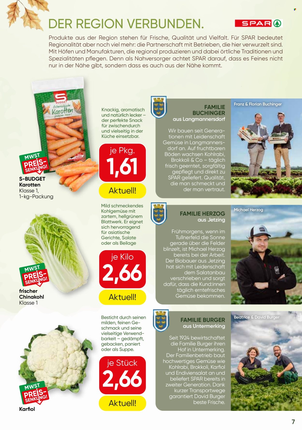 Angebote SPAR - 8.10.2026 - 21.10.2026. Seite 7