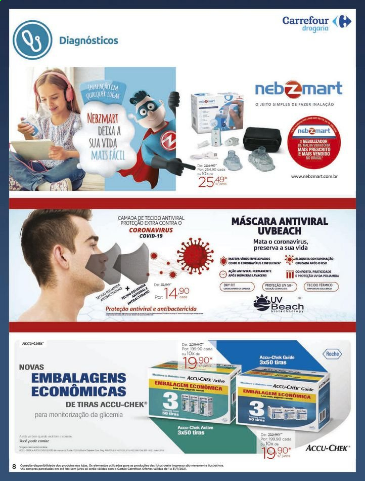 Folheto Carrefour Drogaria - 01/01/2021 - 31/01/2021. Página 8
